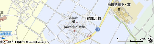 滋賀県東近江市建部北町268周辺の地図