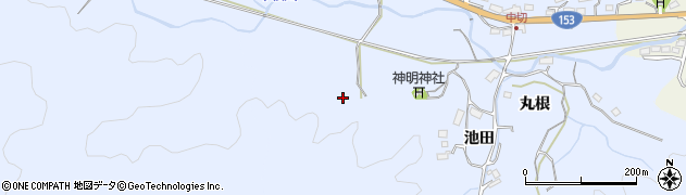 愛知県豊田市中切町登り立周辺の地図