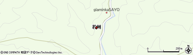 兵庫県佐用町（佐用郡）若州周辺の地図