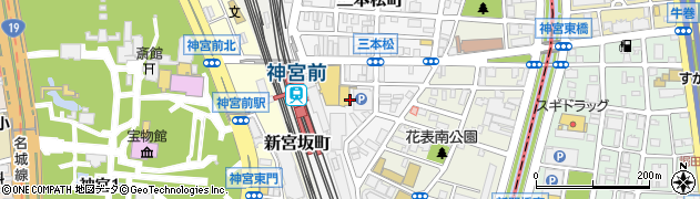 宮きしめん 神宮東店周辺の地図