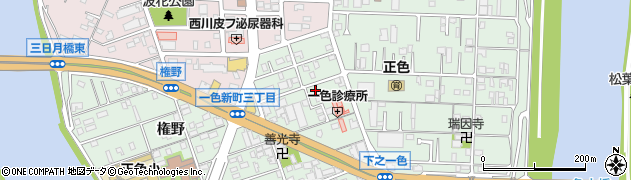 愛知県名古屋市中川区下之一色町波花101周辺の地図