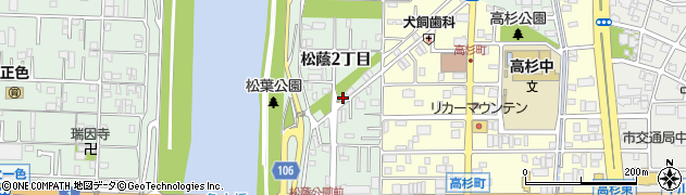 愛知県名古屋市中川区下之一色町松蔭２丁目38周辺の地図