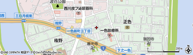 愛知県名古屋市中川区下之一色町波花67周辺の地図
