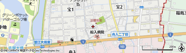 綿元商店周辺の地図