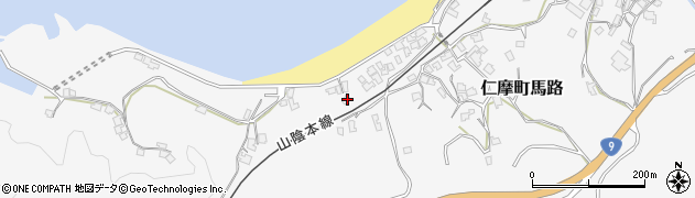 島根県大田市仁摩町馬路311周辺の地図