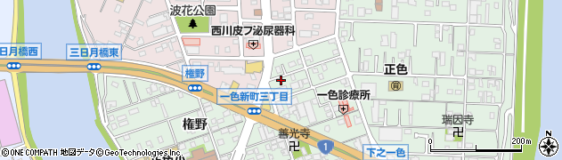 愛知県名古屋市中川区下之一色町波花56周辺の地図