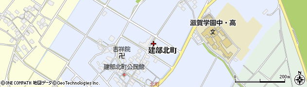 滋賀県東近江市建部北町167周辺の地図
