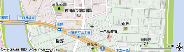 愛知県名古屋市中川区下之一色町波花63周辺の地図