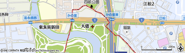 愛知県名古屋市港区南陽町大字福田周辺の地図