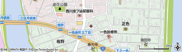 愛知県名古屋市中川区下之一色町波花60周辺の地図