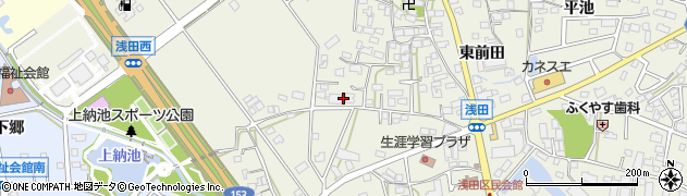 オリーブ薬局　浅田店周辺の地図
