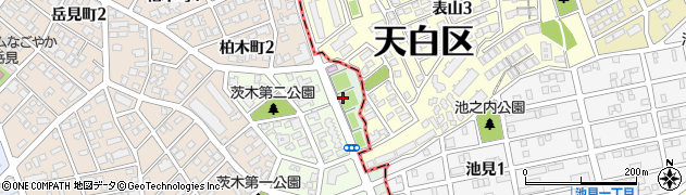 愛知県名古屋市瑞穂区彌富町茨山周辺の地図