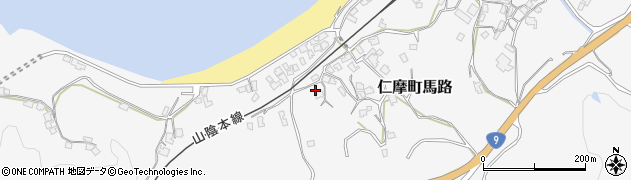 島根県大田市仁摩町馬路354周辺の地図
