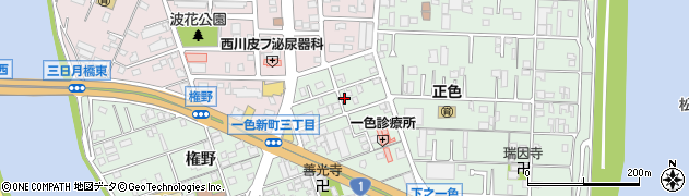 愛知県名古屋市中川区下之一色町波花70周辺の地図