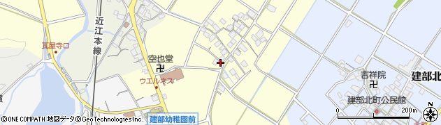 滋賀県東近江市建部上中町161周辺の地図