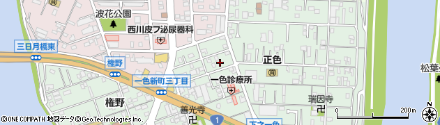 愛知県名古屋市中川区下之一色町波花81周辺の地図