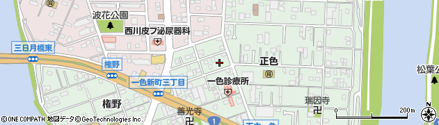 愛知県名古屋市中川区下之一色町波花82周辺の地図