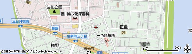 愛知県名古屋市中川区下之一色町波花周辺の地図