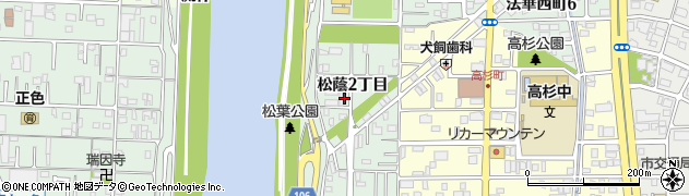 愛知県名古屋市中川区下之一色町（松蔭２丁目）周辺の地図