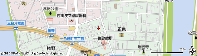 愛知県名古屋市中川区下之一色町波花83周辺の地図