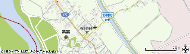 滋賀県近江八幡市野村町1503周辺の地図
