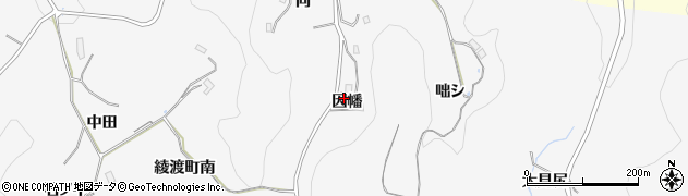 愛知県豊田市綾渡町因幡4周辺の地図