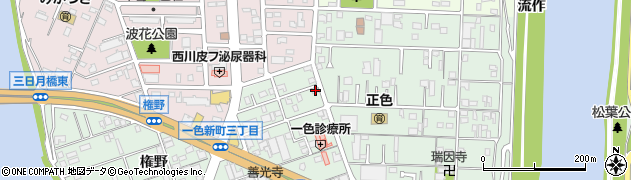 愛知県名古屋市中川区下之一色町波花85周辺の地図