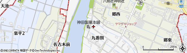 愛知県愛西市善太新田町九番割29周辺の地図