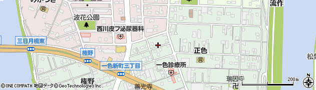 愛知県名古屋市中川区下之一色町波花12周辺の地図