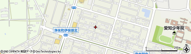 愛知県豊田市浄水町伊保原周辺の地図