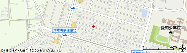 愛知県豊田市浄水町（伊保原）周辺の地図