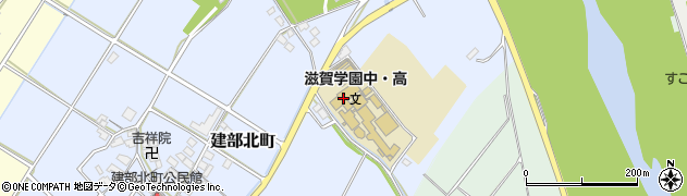 滋賀県東近江市建部北町520周辺の地図