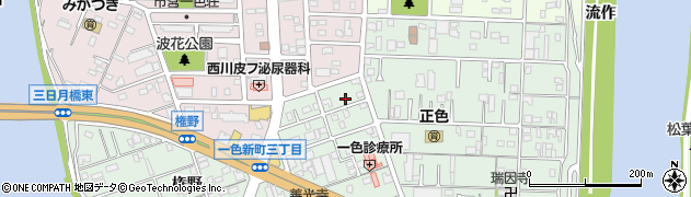 愛知県名古屋市中川区下之一色町波花10周辺の地図