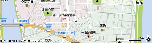 愛知県名古屋市中川区下之一色町波花20周辺の地図