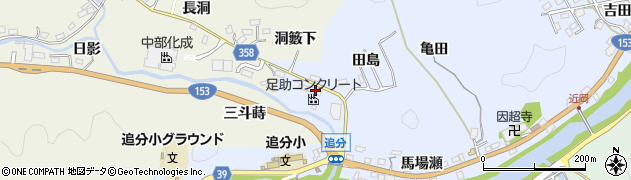 愛知県豊田市近岡町（和合）周辺の地図