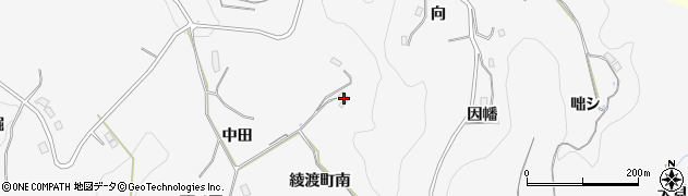 愛知県豊田市綾渡町南周辺の地図