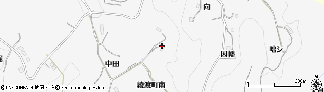 愛知県豊田市綾渡町（南）周辺の地図