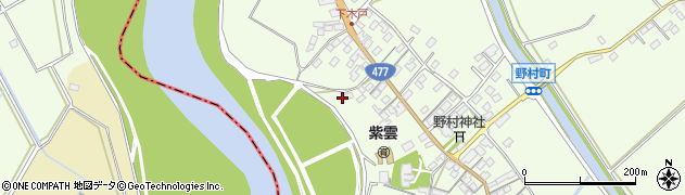 滋賀県近江八幡市野村町719周辺の地図