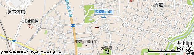 愛知県豊田市四郷町天道75周辺の地図