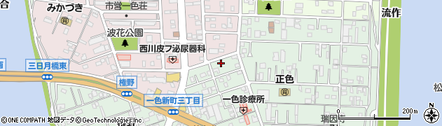 愛知県名古屋市中川区下之一色町波花14周辺の地図