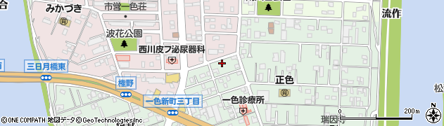 愛知県名古屋市中川区下之一色町波花13周辺の地図