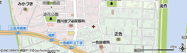 愛知県名古屋市中川区下之一色町波花8周辺の地図