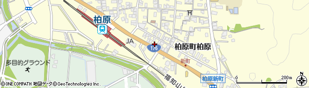 兵庫県丹波市柏原町柏原105周辺の地図