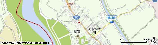 滋賀県近江八幡市野村町789周辺の地図