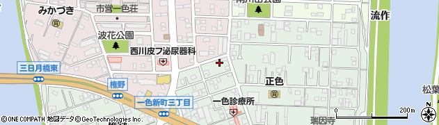 愛知県名古屋市中川区下之一色町波花6周辺の地図