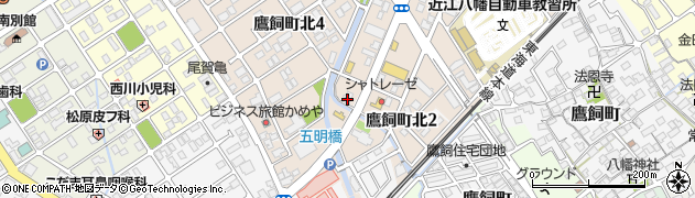 アパマンショップ近江八幡店周辺の地図