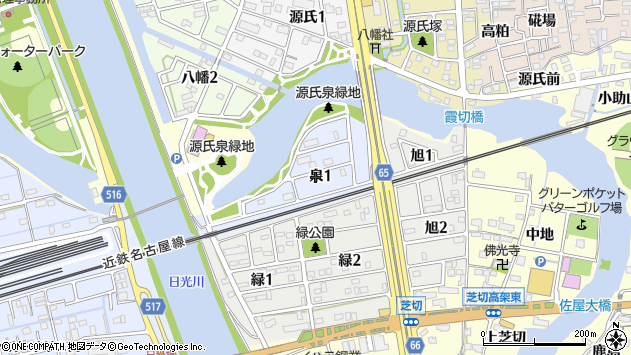 〒497-0047 愛知県海部郡蟹江町泉の地図