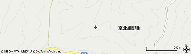 京都府京都市右京区京北細野町北ノ砂子周辺の地図