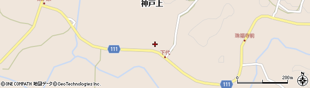 鳥取県日野郡日南町神戸上276周辺の地図