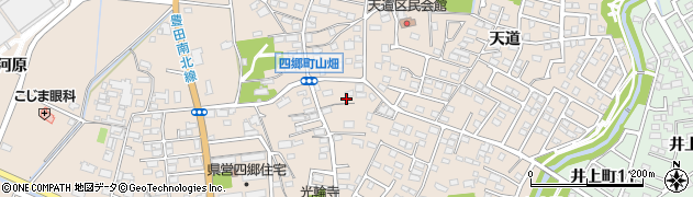 愛知県豊田市四郷町天道26周辺の地図